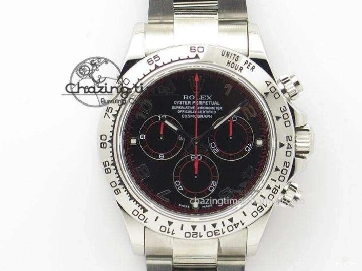 MiroTime 0215 EyeCatching Daytona 126505 QF 1:1 Best Edition Black RG Diamonds Dial on RG Braclet SH4131 V 715